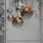 Lampa wisząca Palla duża miedziana 1xE27