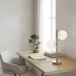 Lampa stołowa Dorado złota 2xG9