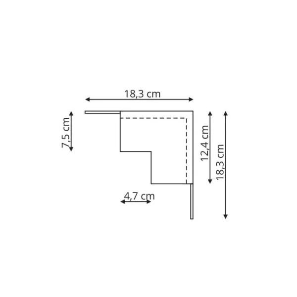 Łącznik wewnętrzny Magnetic czarny