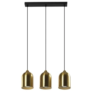 Lampa wisząca Nilo złota 3xGU10