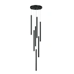 Lampa wisząca Lungo 7 czarna 7xG9