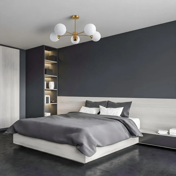 Lampa wisząca Roma 5 złota 5xE14