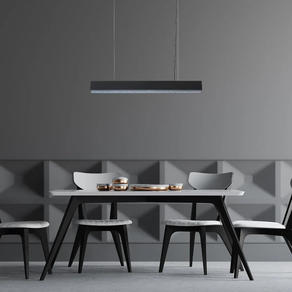 Lampa wisząca Mira M czarna LED 32W CCT