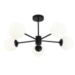 Lampa wisząca Roma 5 czarna 5xE14