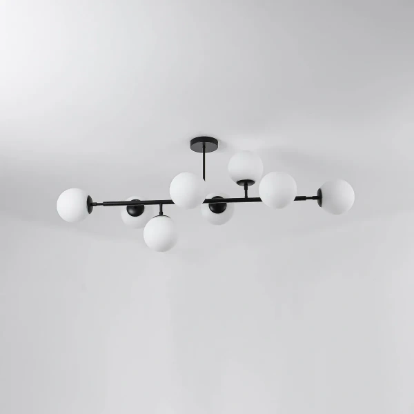 Lampa wisząca Dorado 8 czarna 8xE14