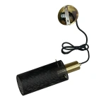Lampa wisząca Tirana 1 czarno-złota 1xE27