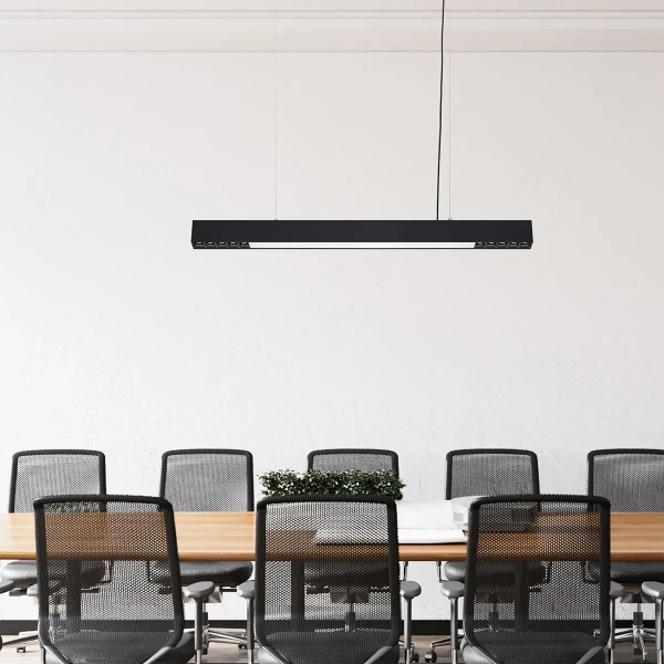Lampa wisząca Cali M czarna LED 32W CCT smart