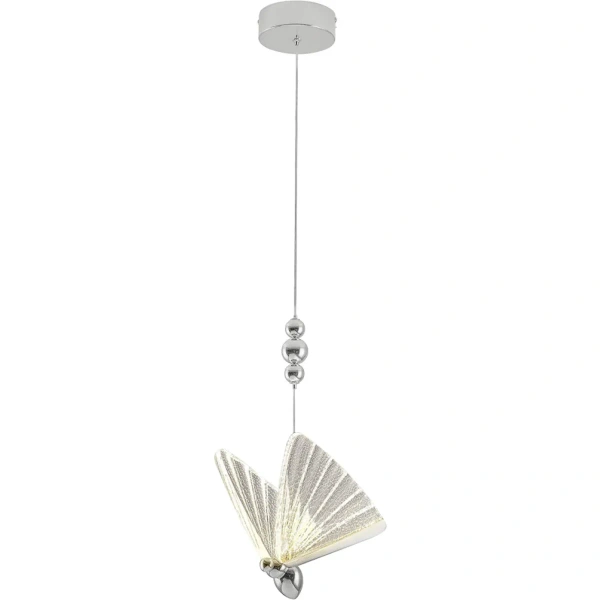 Lampa wisząca Mariposa 1 chromowana LED CCT
