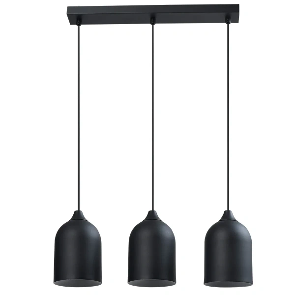 Lampa wisząca Nilo czarna 3xGU10