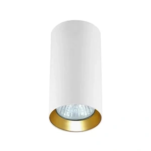 Tuba natynkowa Manacor 13 cm biało-złota 1xGU10