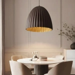 Lampa wisząca Elva 50 cm kawowa 1xE27