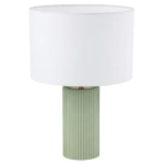 Lampa stołowa Tokio miętowa z białym abażurem 1xE27