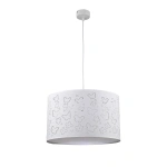 Lampa wisząca Flowers biała 1xE27