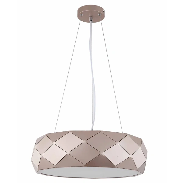 Lampa wisząca Reus różowozłota 3xE27