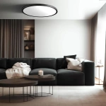 Plafon California 60 cm czarny LED 50W CCT