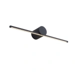Kinkiet Modern Slim 40 cm czarny LED 3000K IP44
