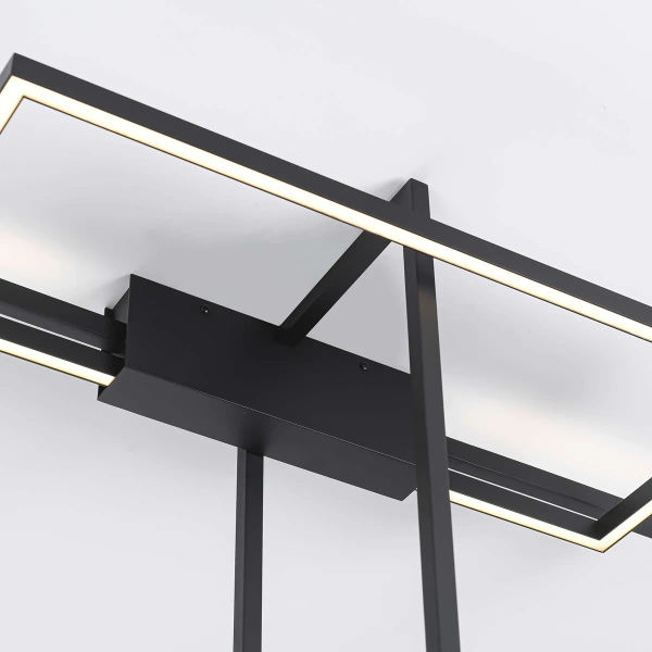 Lampa sufitowa Frame czarna LED 3000K