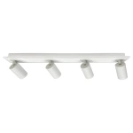 Plafon Parma 70 cm biały 4xGU10 + LED 20W CCT