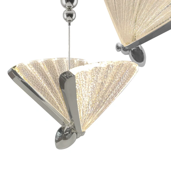 Lampa wisząca Mariposa 3 chromowana LED 24W CCT