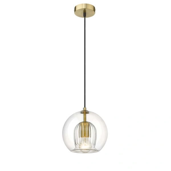 Lampa wisząca Arette złota 1xE27