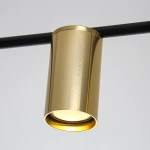 Lampa wisząca Arizona 4 czarno-złota 4xGU10