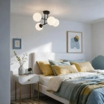 Lampa wisząca Roma 4 czarna 4xE14