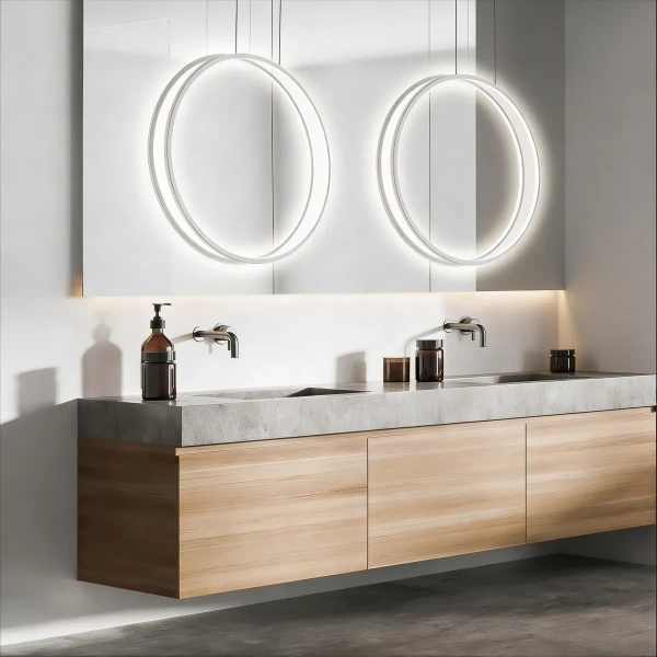 Lampa wisząca Mirror S biała LED 33W CCT IP44