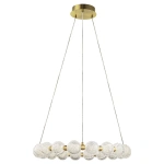 Lampa wisząca Diamond 18 złota LED CCT