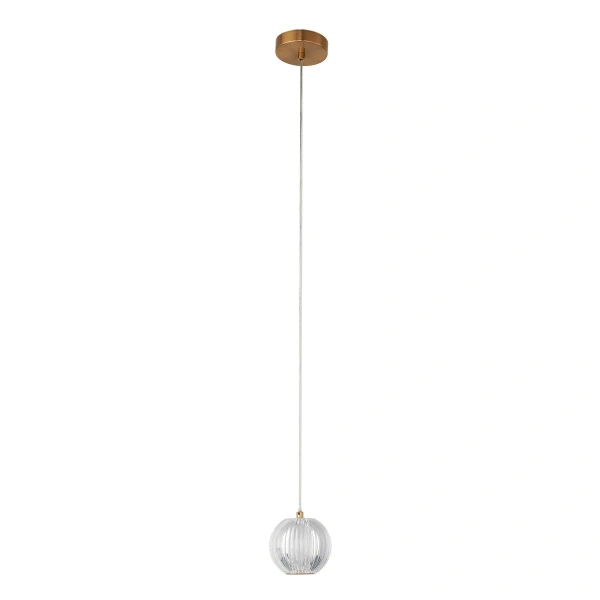 Lampa wisząca Brillant 1 złota LED CCT