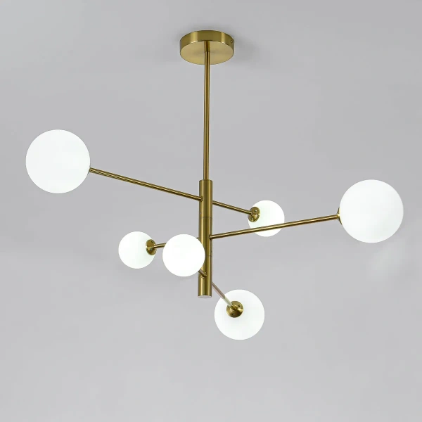Lampa wisząca Dorado 6 złota 6xG9