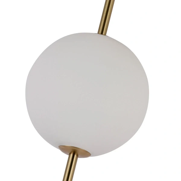 Lampa wisząca Dorado pionowa złota LED CCT
