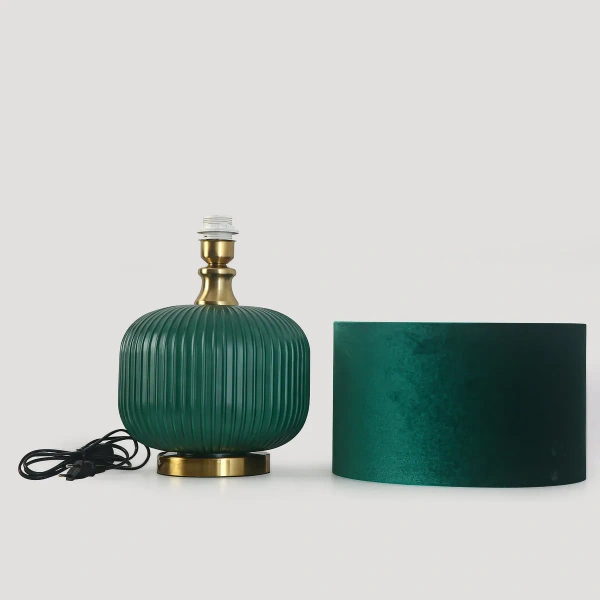 Lampa stołowa Tamiza 48 cm zielona 1xE27