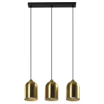 Lampa wisząca Nilo złota 3xGU10