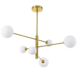 Lampa wisząca Dorado 6 złota 6xG9