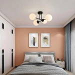Lampa wisząca Roma 4 czarna 4xE14
