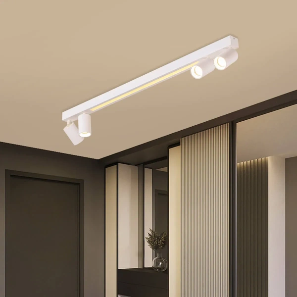 Plafon Perugia 4 biały 4xGU10 + LED 18W CCT