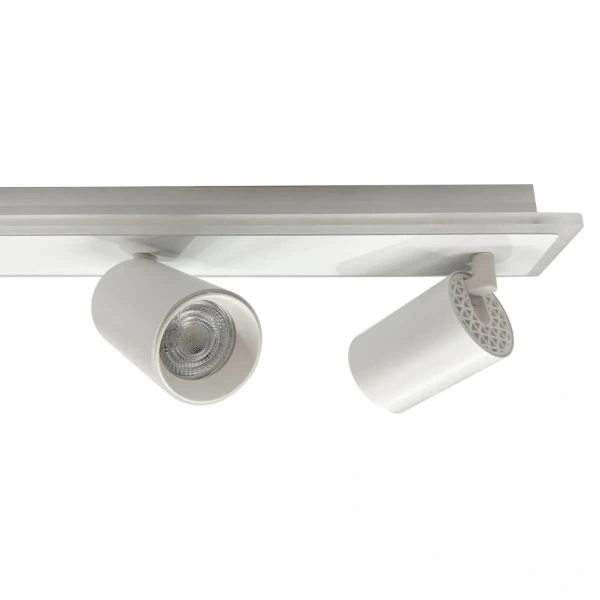 Plafon Parma 70 cm biały 4xGU10 + LED 20W CCT