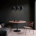 Lampa wisząca Nilo czarna 3xGU10