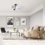 Lampa wisząca Roma 4 czarna 4xE14