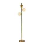 Lampa podłogowa Dorado złota 3xE14