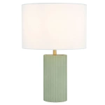 Lampa stołowa Tokio miętowa z białym abażurem 1xE27
