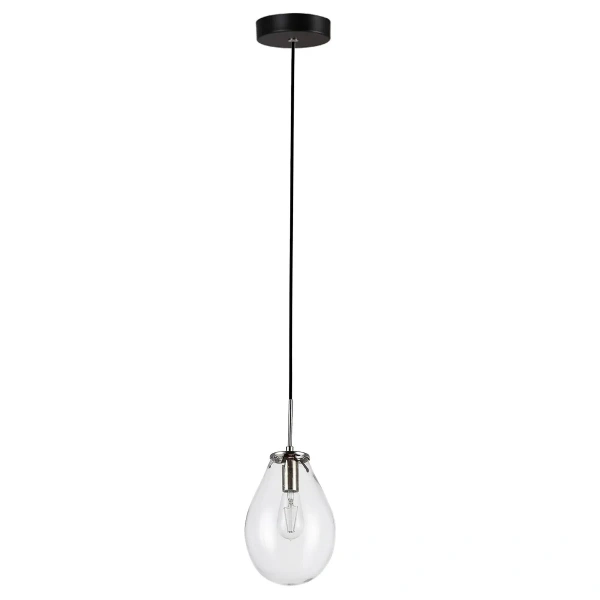 Lampa wisząca Fondi 1 czarna 1xE14