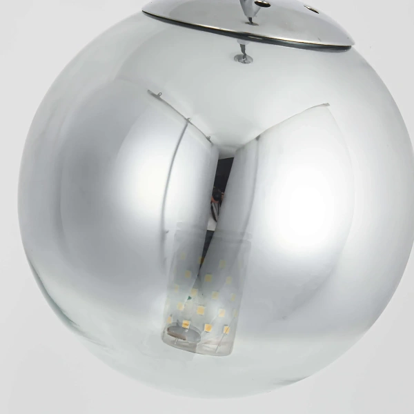Lampa wisząca Palla mała chromowana 1xE14