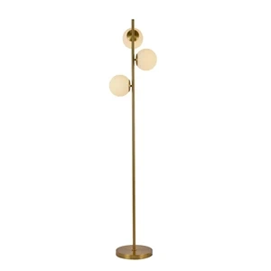 Lampa podłogowa Dorado złota 3xE14