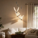 Lampa wisząca Mariposa 3 chromowana LED 24W CCT