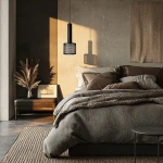Lampa wisząca Amo czarna 1xE27