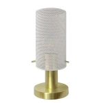 Lampa stołowa Tirana biało-złota 1xE27