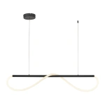 Lampa wisząca Meleca S czarna LED CCT
