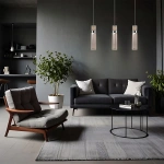 Lampa wisząca Ambiente 3 chromowana LED CCT