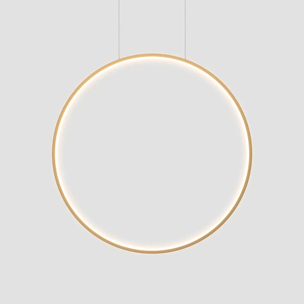 Lampa wisząca Mirror L złota LED 47W CCT IP44